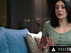 Kehlenfick, Hundestellung, Handjob, Ehemann, Höschen, Titten, Spanner, Ehefrau