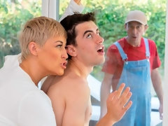 Mooie dikke vrouwen, Grote kont, Grote mammen, Pijpbeurt, Gevangen, Hondjeshouding, Handbeurt, Bekijker