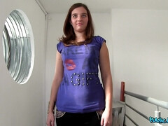 Leie, Tschechisch, Hundestellung, Geld, Im freien, Pov, Realität, Schüchtern