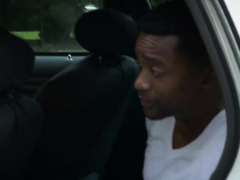 Criminal unleashing some black cream as a hot bribe