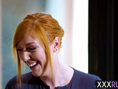 Grosser arsch, Grosse titten, Schwanz, Hd, Massage, Milf, Rotschopf, Rau