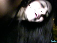 Enthousiasteling, Pijpbeurt, Diep in de keel, Geld, Buiten, Gezichtspunt, Openbaar