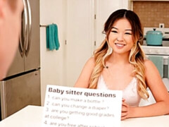 Aziatisch, Kont, Pijpbeurt, Zoenen, Keuken, Geschoren, Tiener