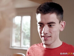 Grosser arsch, Grosser schwanz, Schwanz, Lecken, Milf, Muschi, Dusche