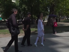 Садо мазо, Минет, Женщины, Унижение, Кожа, На публике, Бритые, Подглядывание