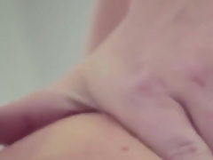 In den arsch, Arsch, Blasen, Natürlichen titten, Öl, Rotschopf, Rau, Flotter dreier