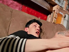 In den arsch, Sadomasochismus, Grosser schwanz, Blasen, Schwul, Tätowierung