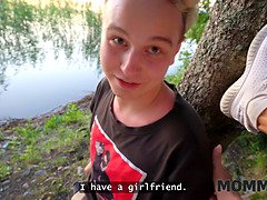 Malusha seduces and fucks a hung stranger at her place