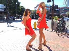 Nahaufnahme, Tanzen, Fetisch, Faustfick, Absätze, Orgasmus, Solo, Unter dem rock