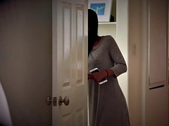 Brunette brune, Faciale, Fille latino, Adolescente, Nénés