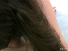 Leie, Braunhaarige, Latina, Höschen, Rasiert