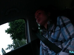 Amateur, Culo, Mamada, Coche, Pajear, Al aire libre, Pov, Público