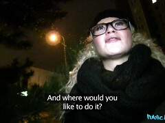 Leie, Blondine, Tschechisch, Europäisch, Selbstgemacht, Im freien, Öffentlich, Realität