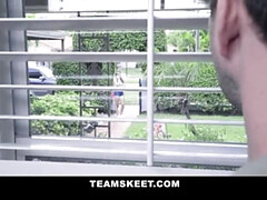 Hot Teen Babysitter Carmen Rae Sucks and Rides Big Cock - Blonde Teen Fucked Hard