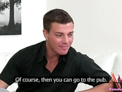 Hot sexual chemistry during casting