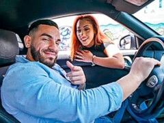 Enthousiasteling, Grote kont, Grote mammen, Pijpbeurt, Hondjeshouding, Roodharige vrouw, Mager, Tiener