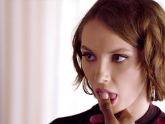 Petite Natalie Porkman with small tits gets a hard fuck