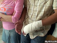 Mamada, Garganta profunda, Abuelo, Abuelita, Lencería, Realidad, Medias largas, Adolescente