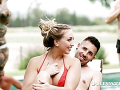 Блондинки, Двойное проникновение, Группа, Секс без цензуры, Оргии, На природе, Бритые, Тату