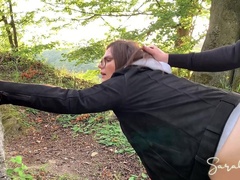 Public BJ and Doggystyle Sex with BBW Sarah Sota - Almost Caught on Tour!