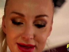 Grosser schwanz, Blondine, Hardcore, Realität, Russisch, Schlampe