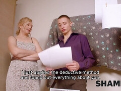 18 ans, Blonde, Sucer une bite, Hd, Mature, Russe, Fils, Jarretelles