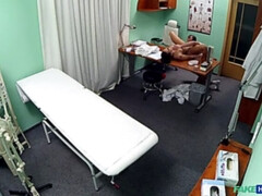 Amateur, Lamer culo, Mamada, Estilo perrito, Enfermera, Oficina, Coño, Uniforme