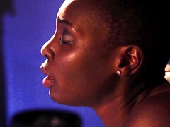 Grote mammen, Vingeren, Hd, Lesbisch, Likken, Natuurlijke tieten, Kut duiken, Geschoren