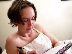 Sucer une bite, Brunette brune, Classique, Gorge profonde, Queue, Lesbienne, Chatte, Adolescente