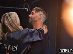 WIFEY Gorgeous Tattooed Blonde Hotwife Kaci Kennedy Rides BBC While Hubby Films: Porn