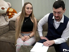 Enthousiasteling, Blond, Bruinharig, Hardcore, Huisgemaakt, Geld, Rijden, Strippen