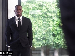 Grosser schwanz, Blondine, Blasen, Interrassisch, Lecken, Mann mann frau, Muschi, Rau