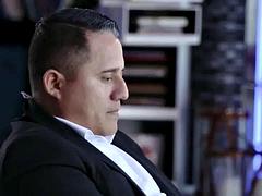 Grote lul, Grote mammen, Zwart, Sperma, Dubbele penetratie, Handbeurt, Hardcore, Masseren