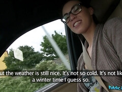 Leie, Tussi, Auto, Europäisch, Geld, Im freien, Pov, Realität