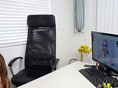 Amerikaans, Mooi, Grote mammen, Bruinharig, Hd, Natuurlijk, Doordringend, Shemale