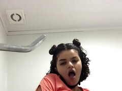 Teenager nearly got caught draining while waiting for an date in the health center