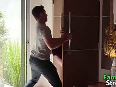 Bezaubernd, Kehlenfick, Schmutzig, Hd, Zierlich, Muschi, Sohn, Taboo