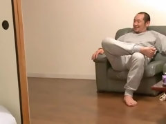 Aziatisch, Sperma shot, Sperma in gezicht, Japaans, Tieten likken