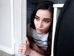 Awesome teen angel Aria Lee penetrated in the missionary pose