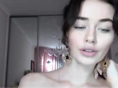 Enthousiasteling, Bruinharig, Softcore pornografie, Alleen, Webcamera