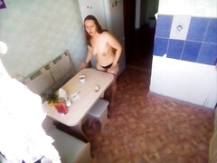 Leie, Grosse titten, Braunhaarige, Frau, Hd, Milf, Solo, Spanner