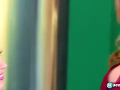 Grosse titten, Blondine, Hd, Lecken, Lingerie, Muschi, Rotschopf, Ablutschen