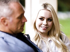 Gros cul, Grosse bite, Blonde, Sucer une bite, En levrette, Léchez, Chatte, Nénés