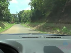 Strand, Flashing, Naakt, Mager, Roken, Tatoeage, Plagen, Tieten likken