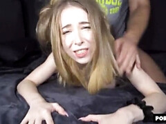 45kg Teen Nata Ocean Gets Pounded Hard By Huge 2 Meter Cock - Rough Doggystyle & Cum In Mouth