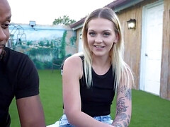 Grote lul, Zwart, Man die toekijkt, Zwart, Gapende, Interraciaal, Doordringend, Gezichtspunt