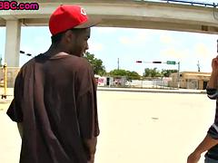 Enthousiasteling, Anaal, Zwart, Zwart, Homo, Interraciaal, Buiten, Realiteit