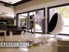 Grote mammen, Blond, Bruinharig, Frans, Hardcore, Natuurlijke tieten, Kousen, Tieten likken