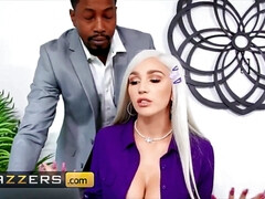 Interracial office sex with Kendra Sunderland