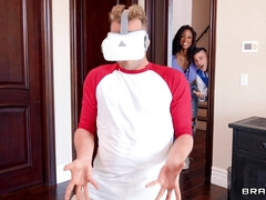 Naughty black bombshell emotional sex video